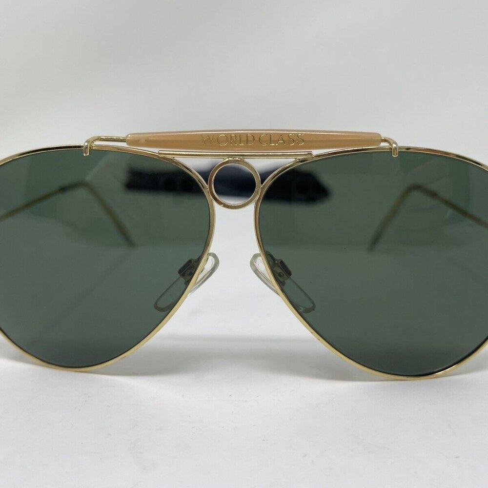 Vintage TASCO World Class Aviator Shooting Sunglasses Excellent Condition